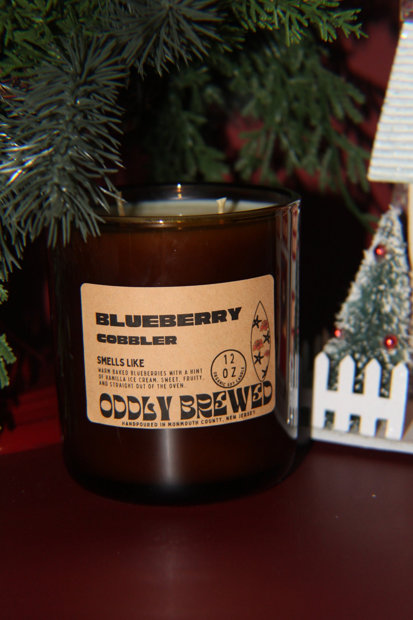 Large Blueberry Cobbler Soy Candle