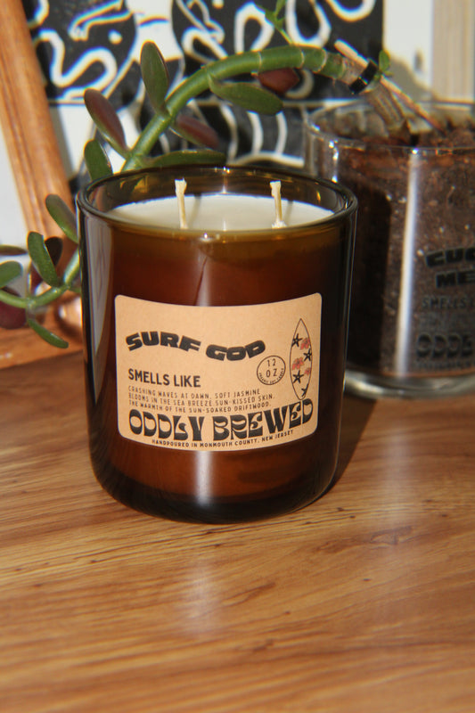 Large Surf God Soy Candle