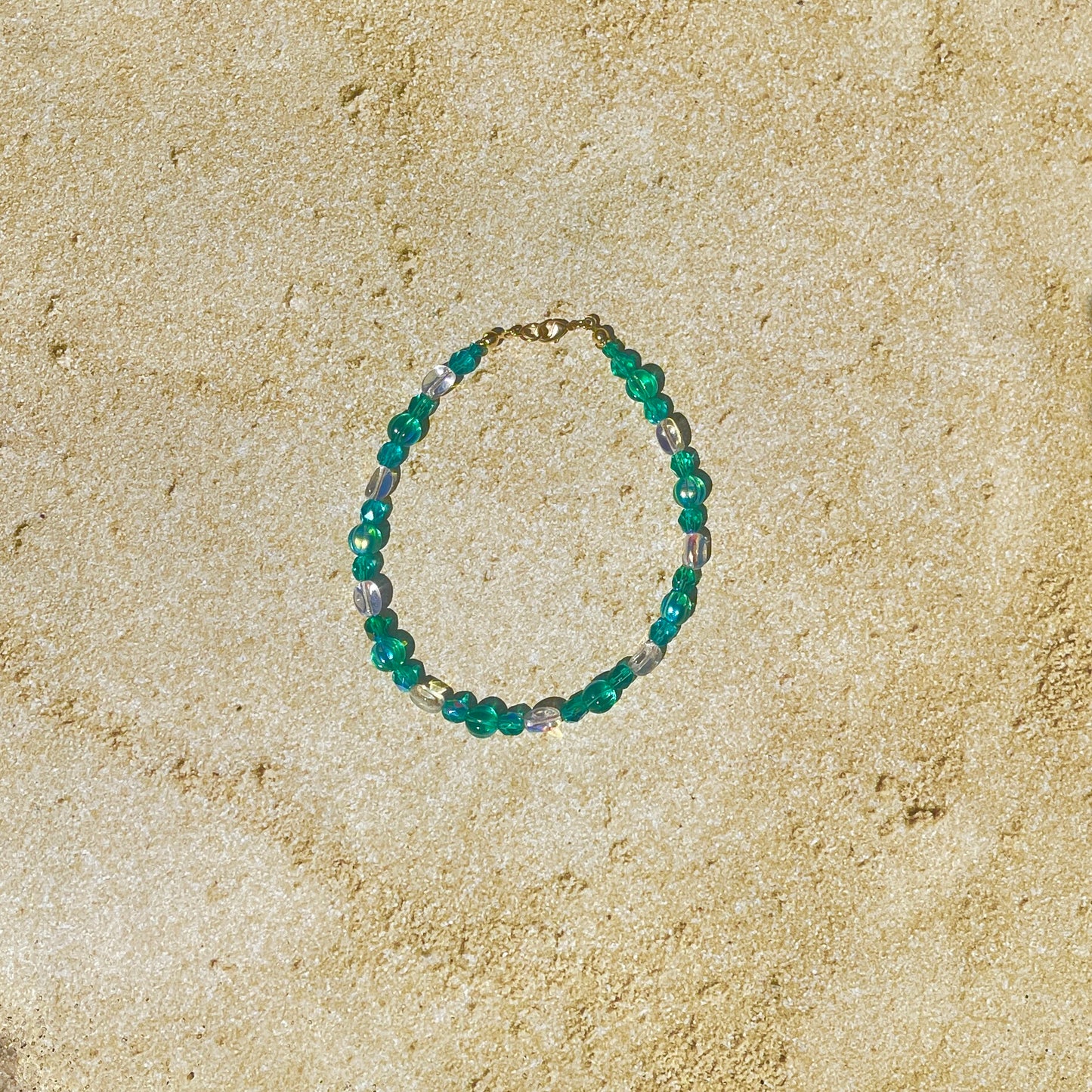 Sea Urchin Beaded Anklet