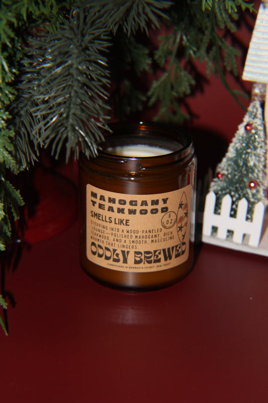 Mahogany Teakwood Soy Candle