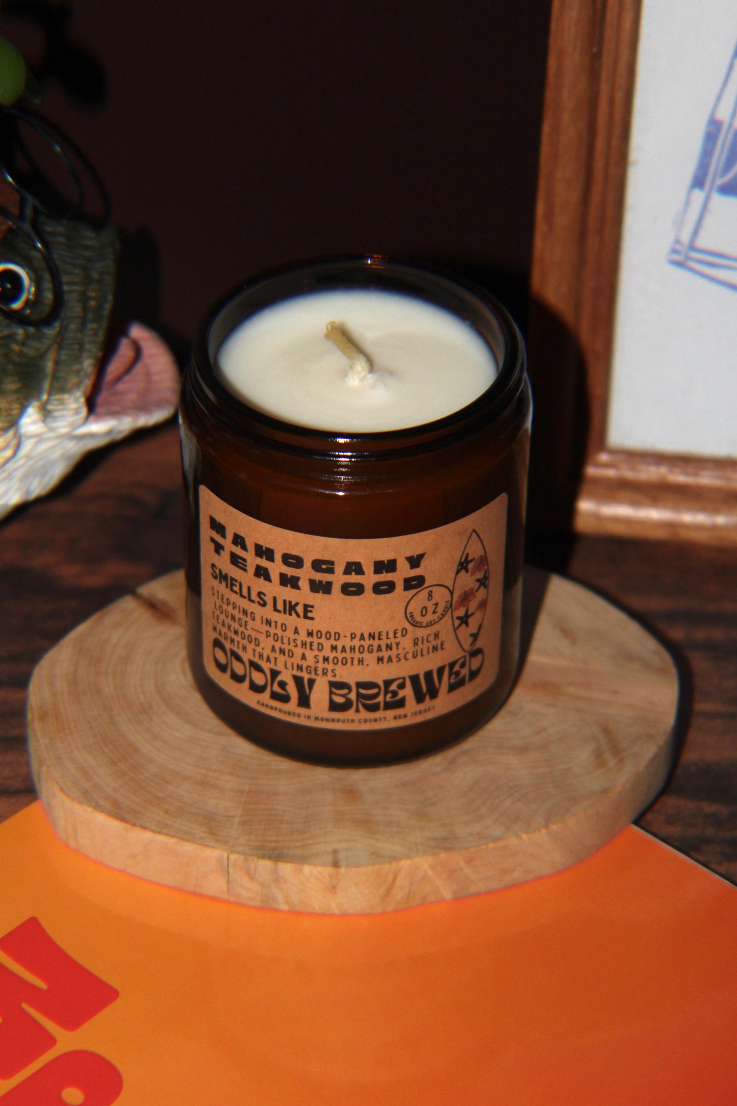 Mahogany Teakwood Soy Candle