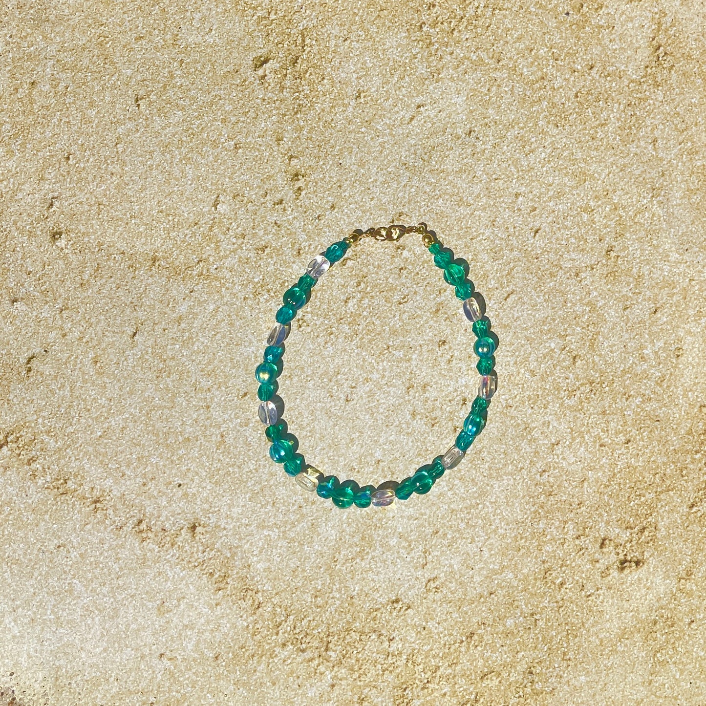 Sea Urchin Beaded Anklet
