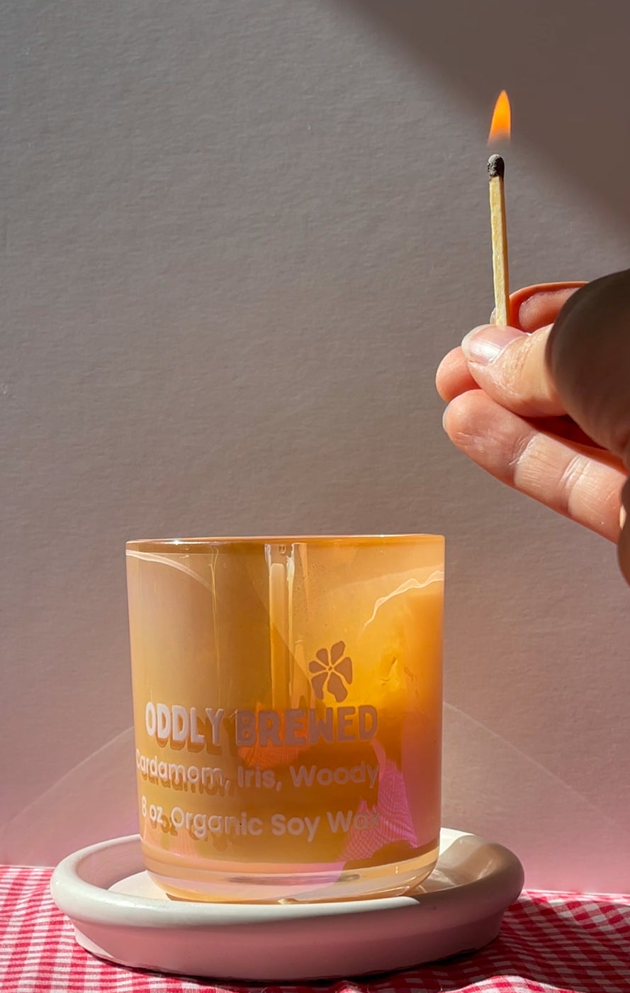 Locals Aura Soy Candle | Cardamom Iris & Wood