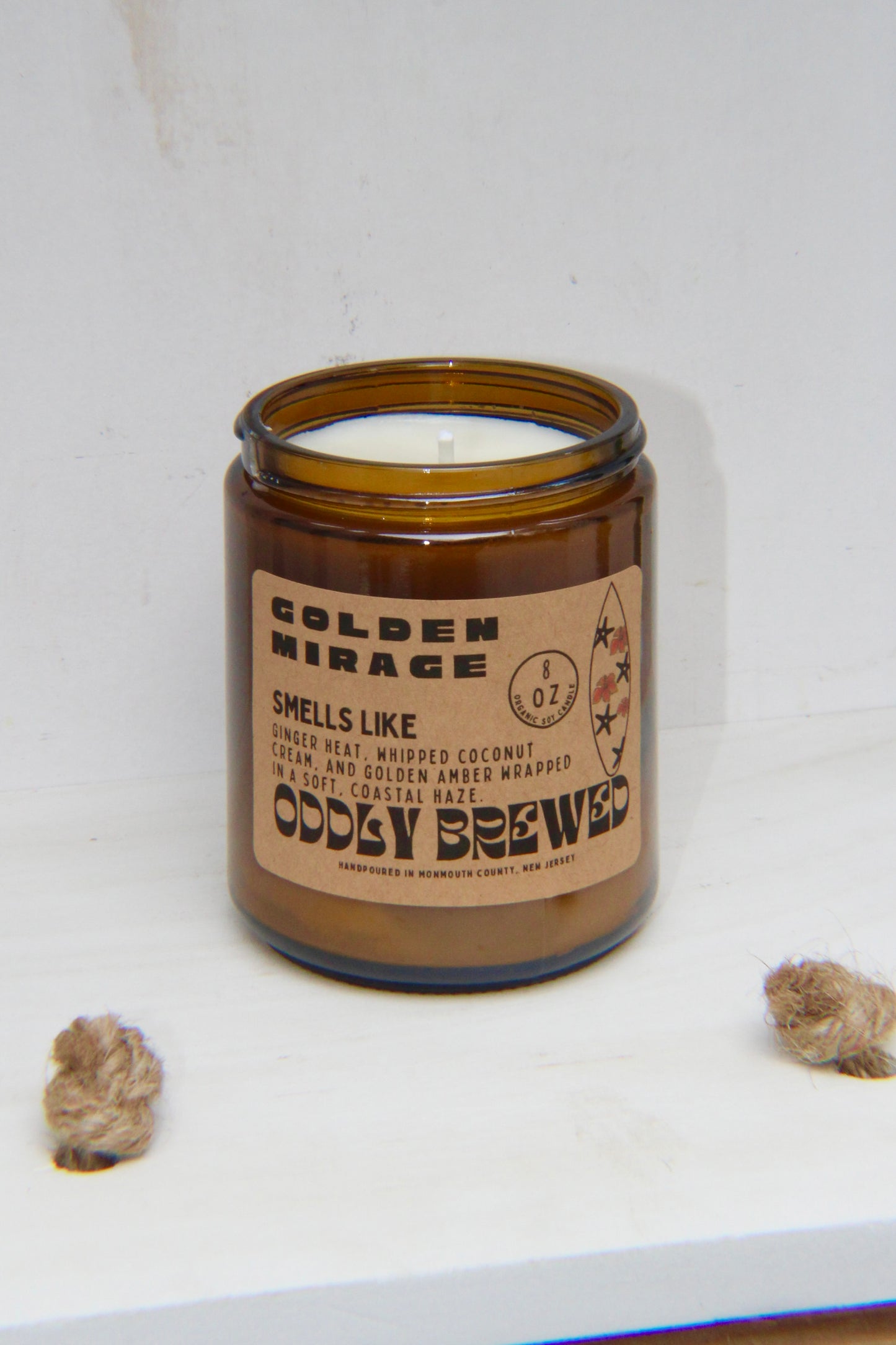 Golden Mirage Soy Candle