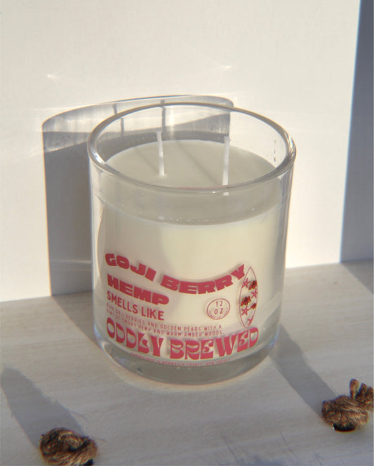Large Goji Berry & Hemp Soy Candle