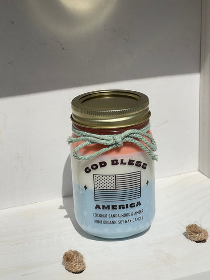 July 4th Soy Candle