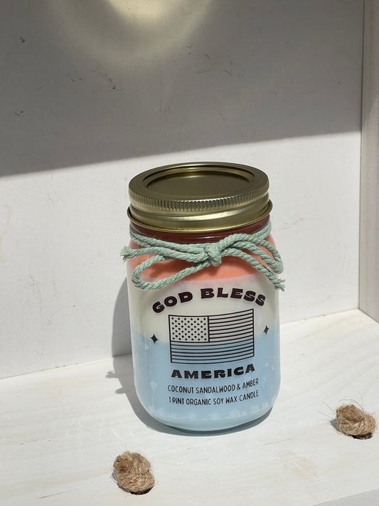 July 4th Soy Candle