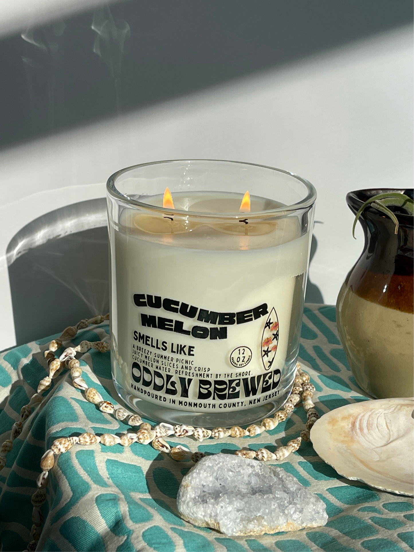 Cucumber Melon Soy Candle 12 oz