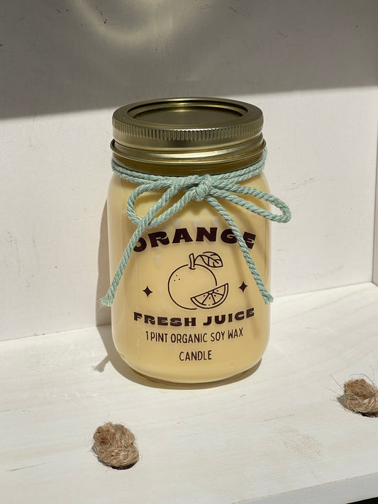 Orange Juice Candle