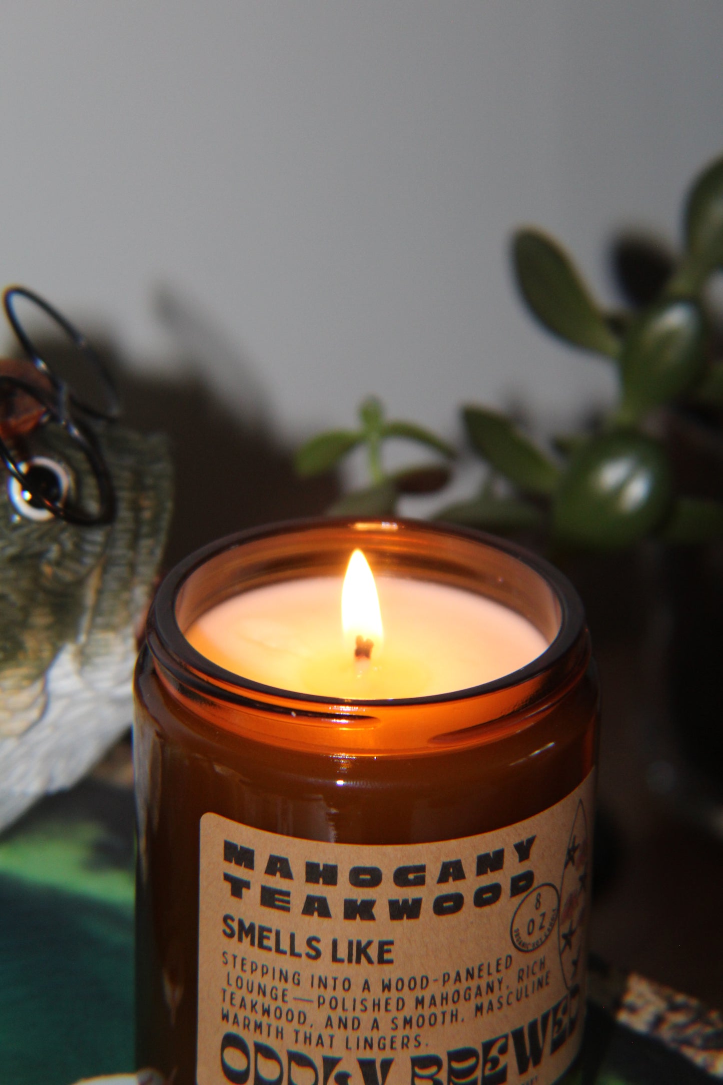 Mahogany Teakwood Soy Candle
