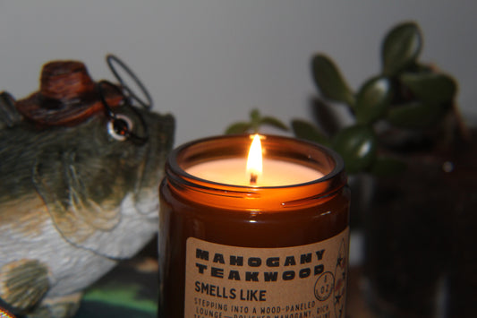 Mahogany Teakwood Soy Candle