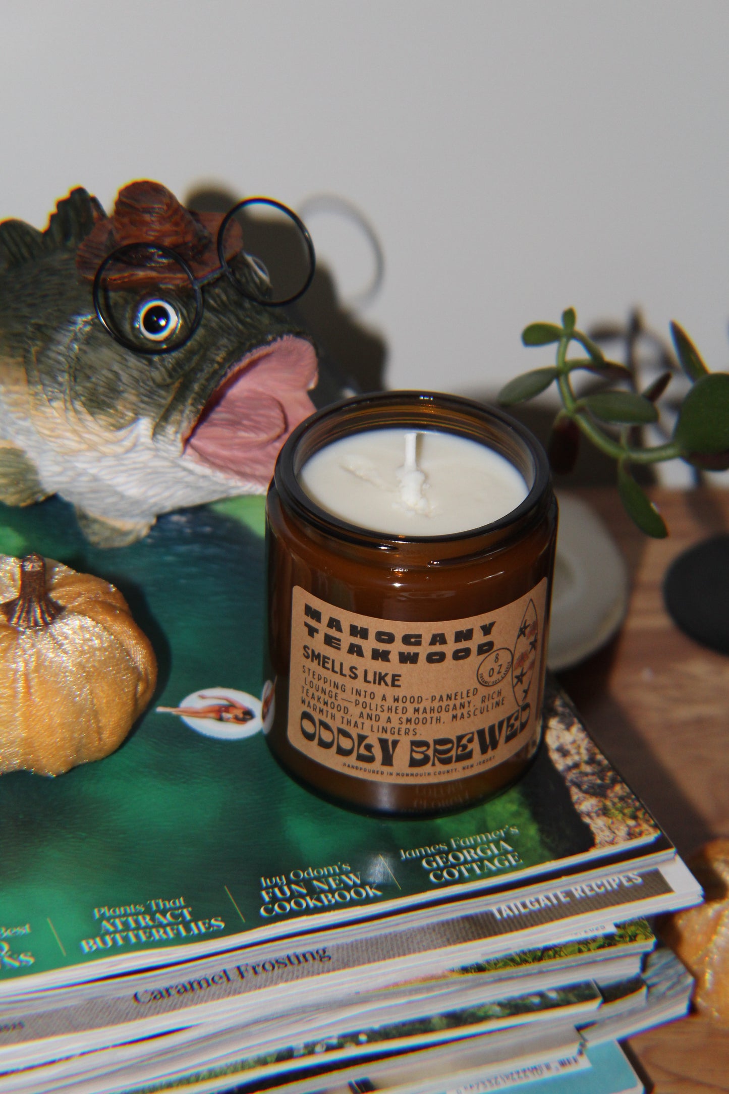 Mahogany Teakwood Soy Candle