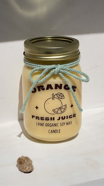 Orange Juice Candle