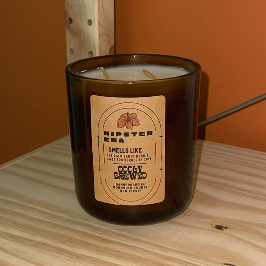 Hipster Era soy candle