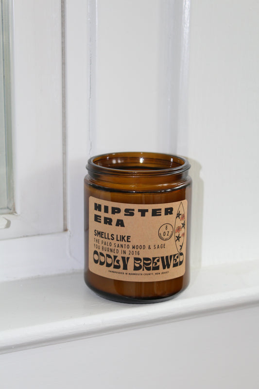 Hipster Era soy candle