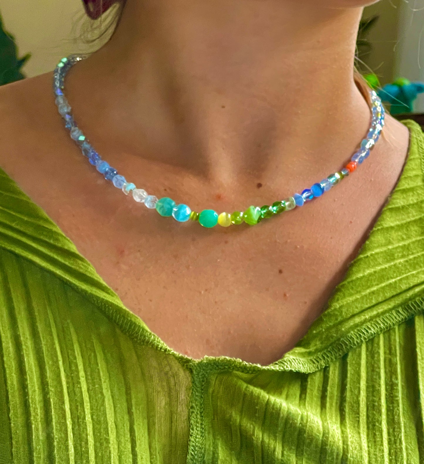 Cloudy Surf Necklace