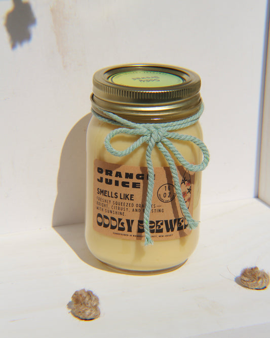 Farmers Market Orange Juice Soy Candle