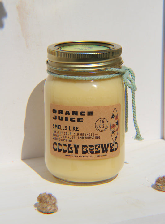 Farmers Market Orange Juice Soy Candle
