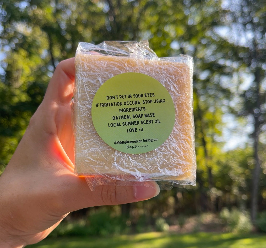 Local Summer Oatmeal Soap Bar