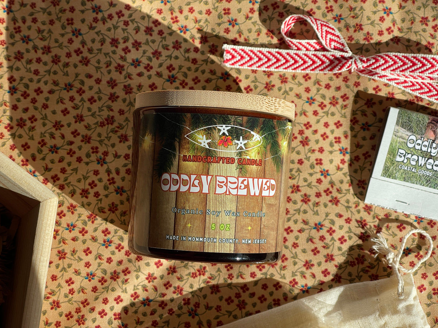 Happy Holiday Bundle – Apple Spice Candle, Oatmeal Soap, & Matchbook