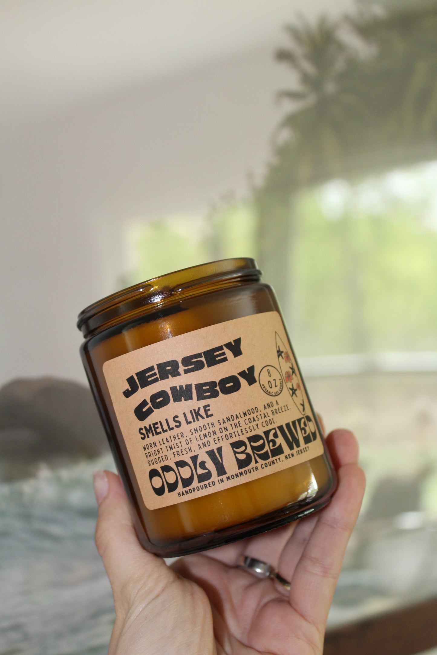 Jersey Cowboy soy candle