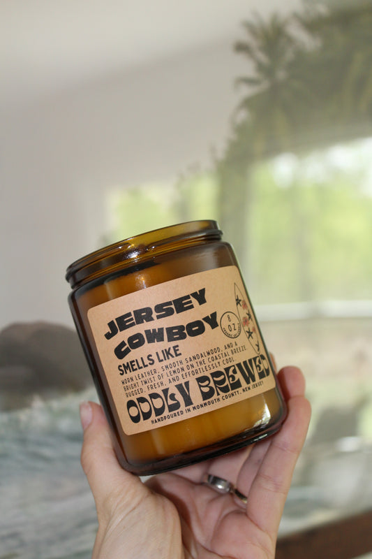 Jersey Cowboy soy candle