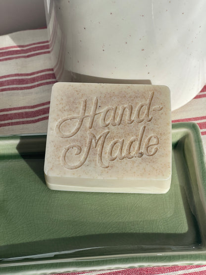 Sweet Winter Spruce Oatmeal Soap Bar