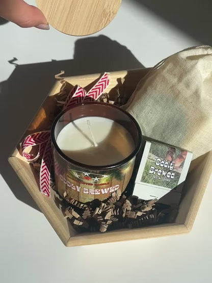 Happy Holiday Bundle – Apple Spice Candle, Oatmeal Soap, & Matchbook